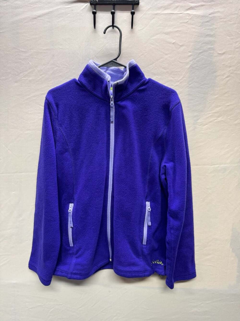 Cabela's Women's Purple Full Zip Fleece Jacket Size L
